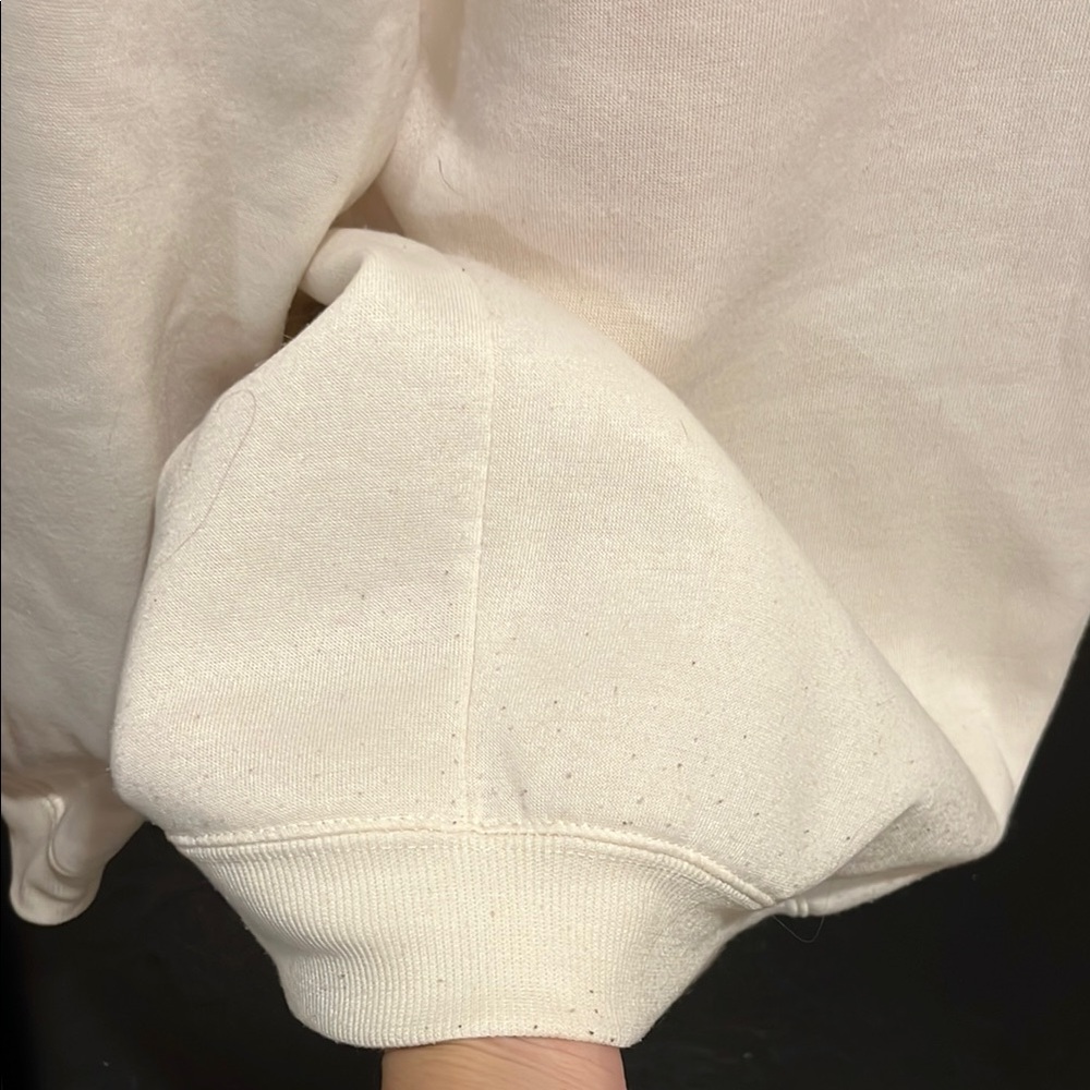 Sunrise Embroidered White Sweatshirt - Picture 4 of 11